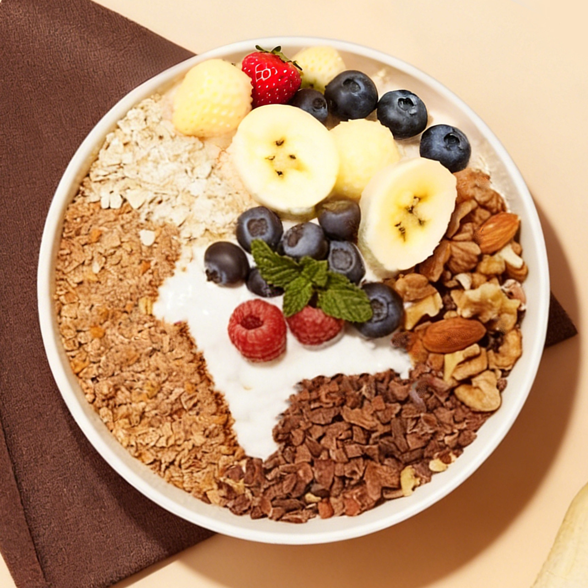 超模碗燕麦片亚麻籽可可粉代餐饱腹即食0蔗糖减低晚餐脂营养早餐,淘宝优惠券,粉丝福利购,淘宝优惠卷
