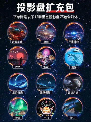 照片定制【顶部】老客户福利胶片 投影图案 星空系列 童话系列 - 图1