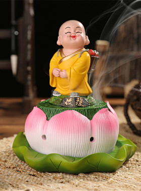 妙工坊小和尚可爱风饰品手办摆件