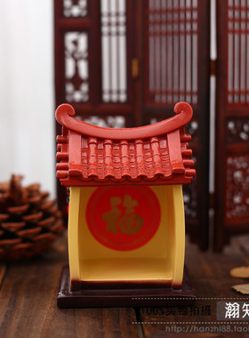 妙工坊寺庙祝福车载饰品手办财神