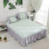 Váy ngủ cotton đơn mảnh cotton bed bed bed cover ba bộ 1,8 m đôi dày mền 1,5 trượt mùa hè - Váy Petti