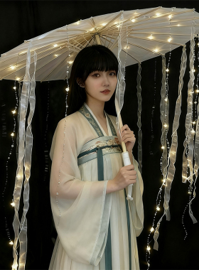 LED灯发光绸布伞汉服摄影道具