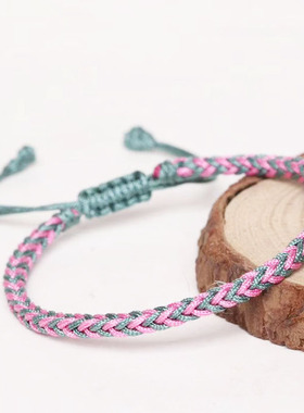 马尾辫可以调节手链