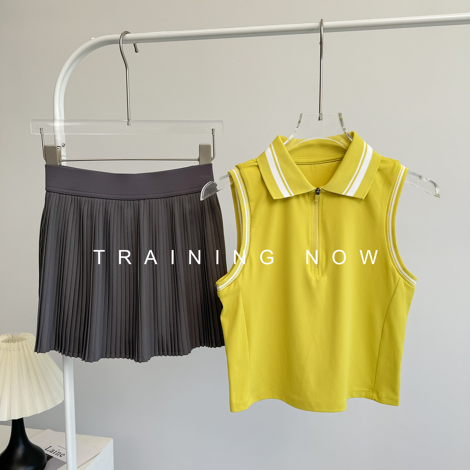 高级感羽毛球服套装女夏季高尔夫健身房运动短裙专业瑜伽网球服,淘宝优惠券,粉丝福利购,淘宝优惠卷