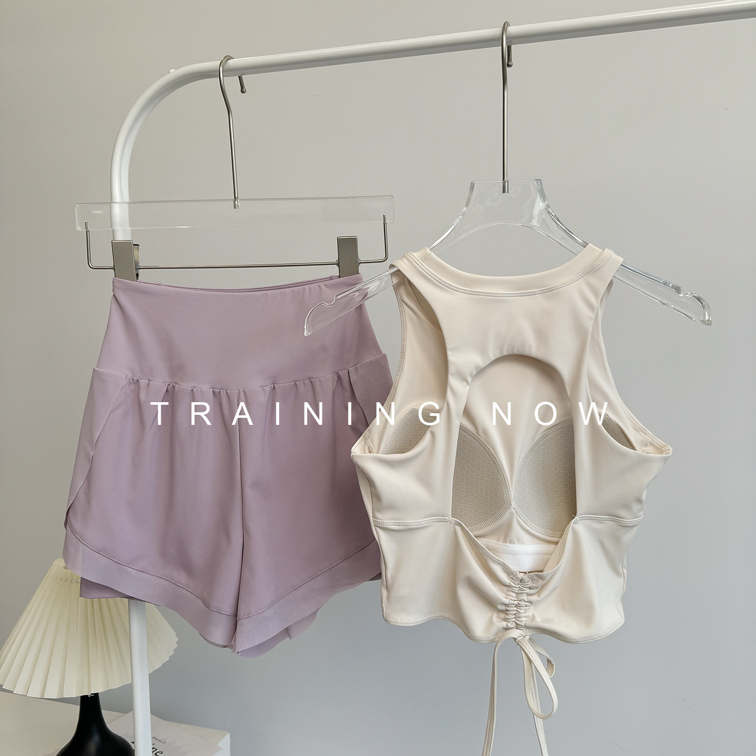 跑步套装女夏季修身显瘦性感瑜伽美背文胸专业健身房训练运动服,淘宝优惠券,粉丝福利购,淘宝优惠卷