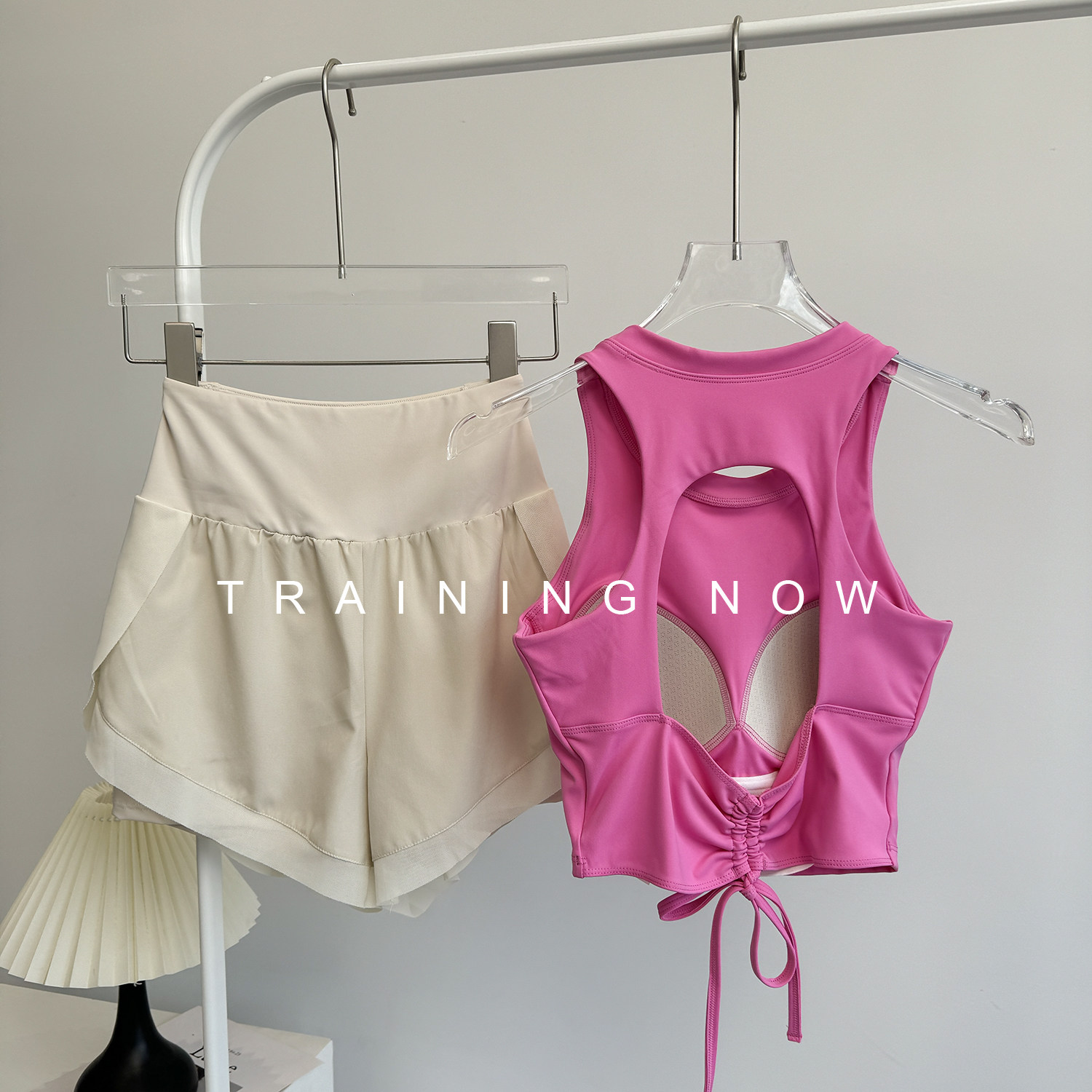 跑步套装女夏季修身显瘦性感瑜伽美背文胸专业健身房训练运动服,淘宝优惠券,粉丝福利购,淘宝优惠卷