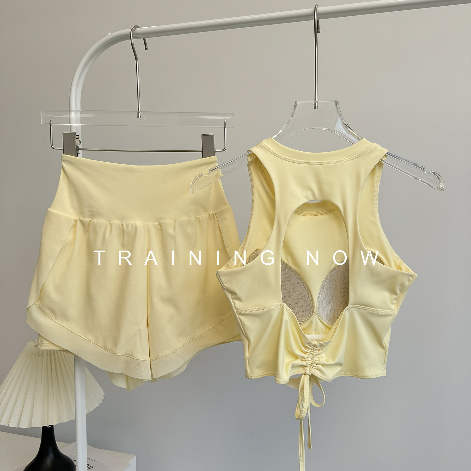 跑步套装女夏季修身显瘦性感瑜伽美背文胸专业健身房训练运动服,淘宝优惠券,粉丝福利购,淘宝优惠卷