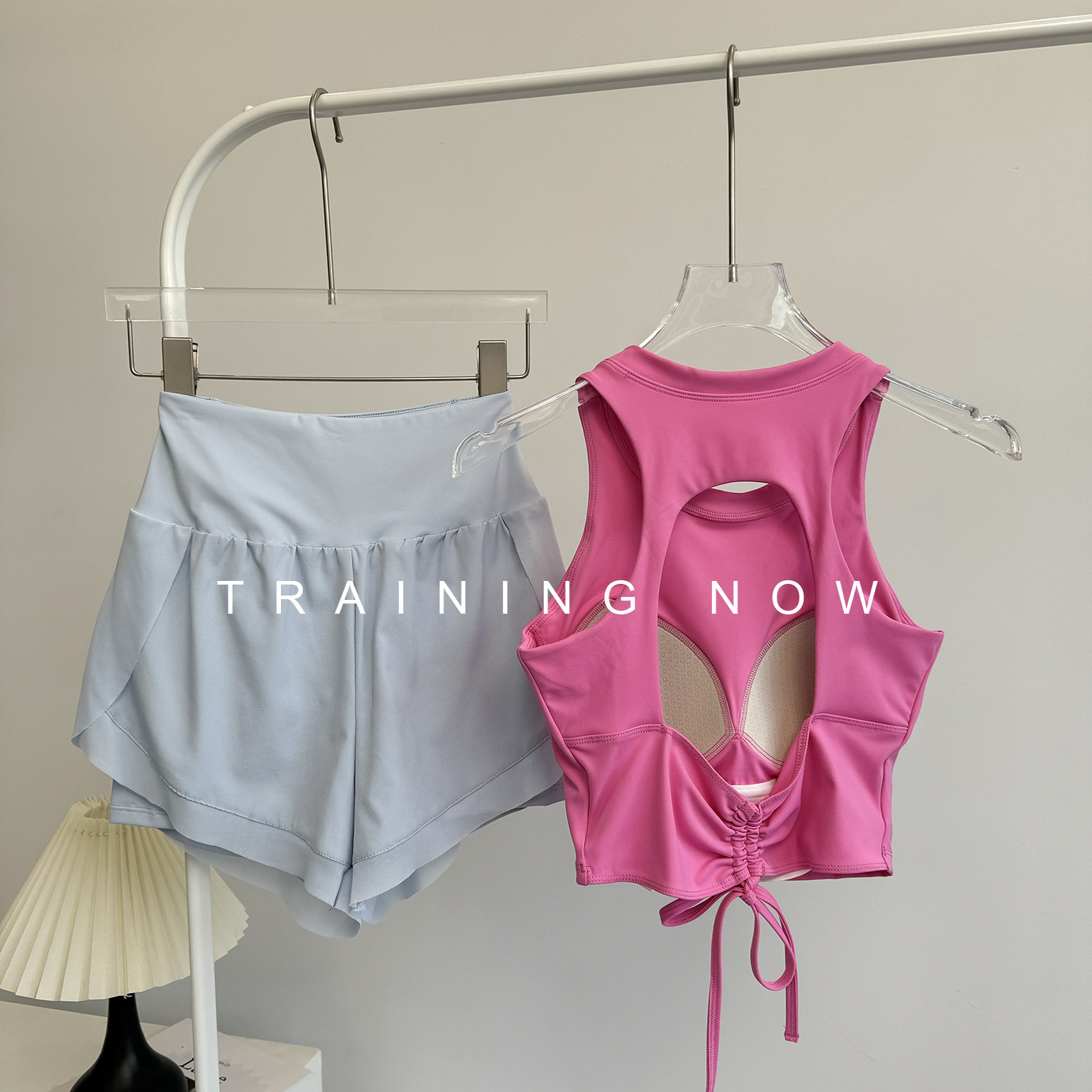 跑步套装女夏季修身显瘦性感瑜伽美背文胸专业健身房训练运动服,淘宝优惠券,粉丝福利购,淘宝优惠卷