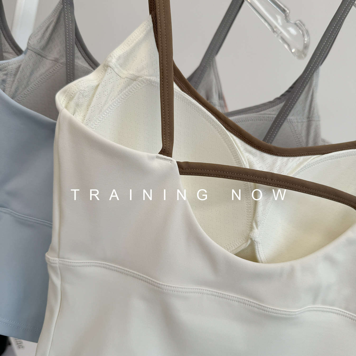 运动内衣女夏季细肩带瑜伽服背心固定杯吊带防震跑步训练健身文胸,淘宝优惠券,粉丝福利购,淘宝优惠卷