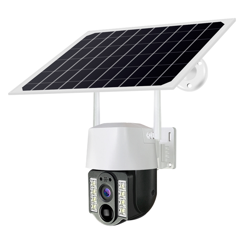 太阳能监控器360度无死角手机远程无需网络家用室外夜视4G摄像头-图3