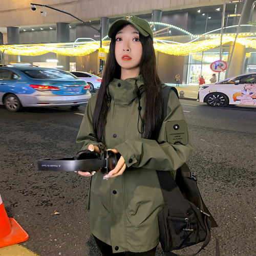 秋冬季外套男女同款三合一冲锋衣2026新款爆小个子夹克登山服户外 - 图0