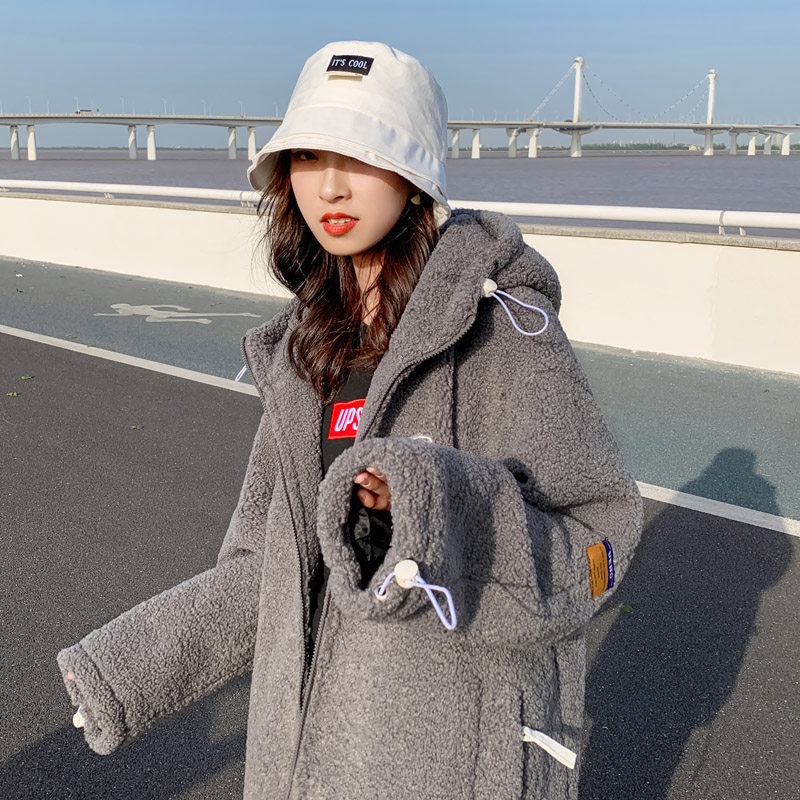 羊羔毛短款羽绒韩版宽松秋冬季棉服 和锋金羽棉衣/棉服