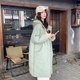 Hefeng Jinyu mid-length oversize cotton jacket