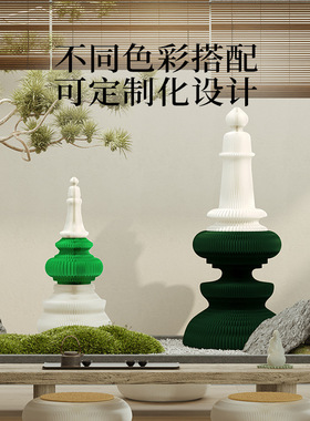 十八纸千层塔装置民族风情氛围