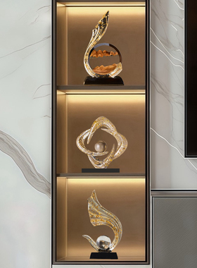 时来运转客厅艺术摆件酒柜电视柜