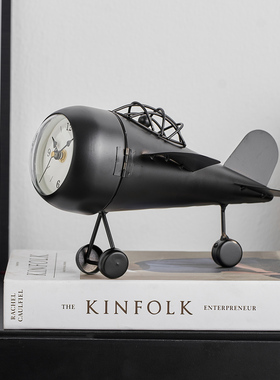 趣味时钟摆件创意ins风装饰