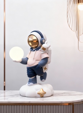 创意宇航员氛围小夜灯摆件