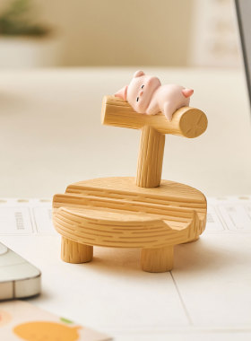 可爱萌宠手机支架桌面摆件装饰品