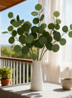 手工diy仿真花束陶瓷花瓶