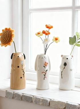 卡通可爱动物造型家居装饰摆件