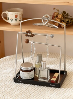 中古风多层收纳架桌面整理架高级