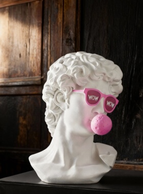 北欧大卫雕塑艺术摆件客厅玄关