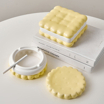 Cream Winds Ashtrays Cute High Level Sensuality Light Extravagant Personality Trend Carte RED CREATIVE ASH TRAY WITH LID