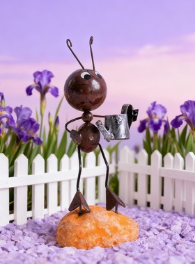 手工蚂蚁金属装饰摆件