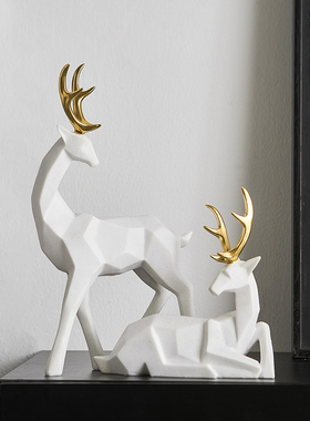 玄关酒柜电视柜家居装饰品高级感