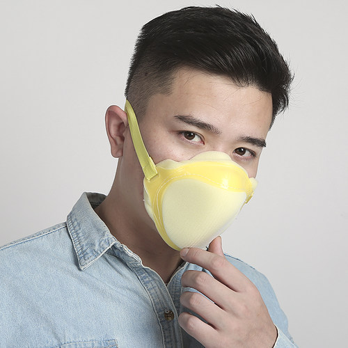 洁盾海绵防尘口罩煤矿水泥厂工业粉尘打磨装修透气男女口罩可清洗 - 图3
