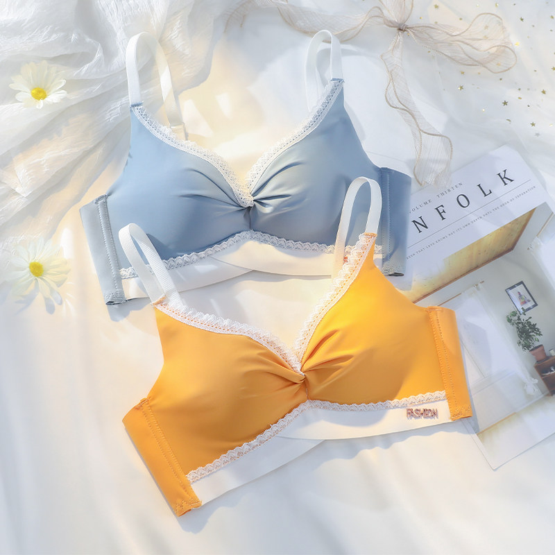 薄款小胸聚拢学生高中新款2020胸罩 南极人震町文胸