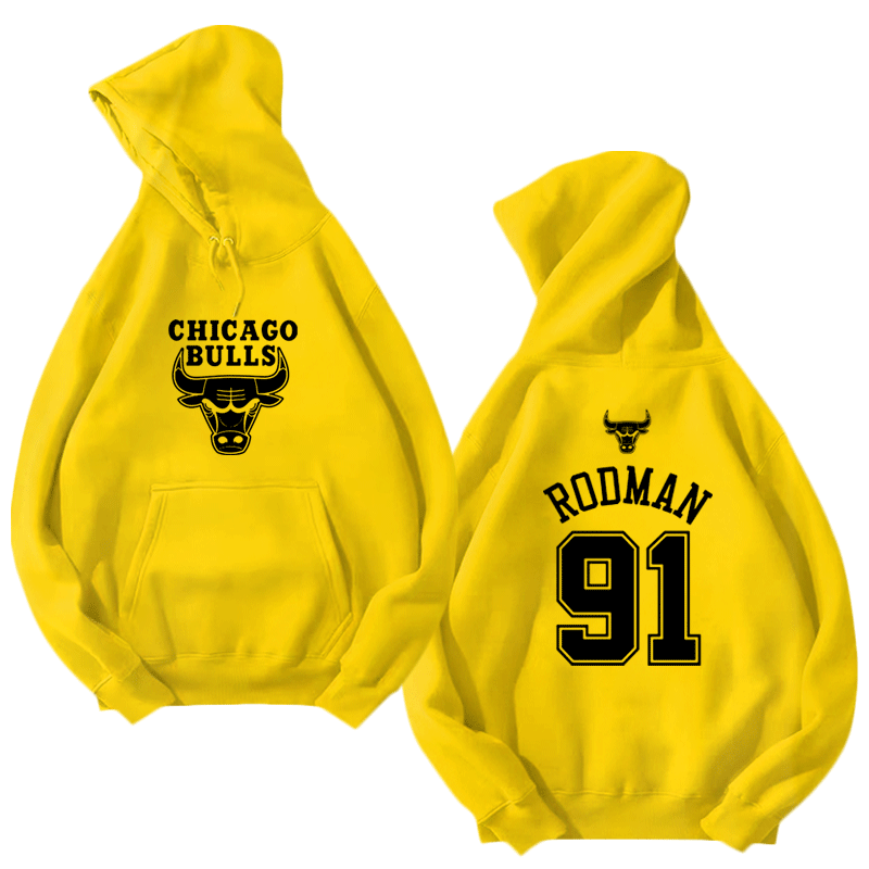 罗德曼91号男女篮球衣烫金烫银卫衣 skbanru卫衣