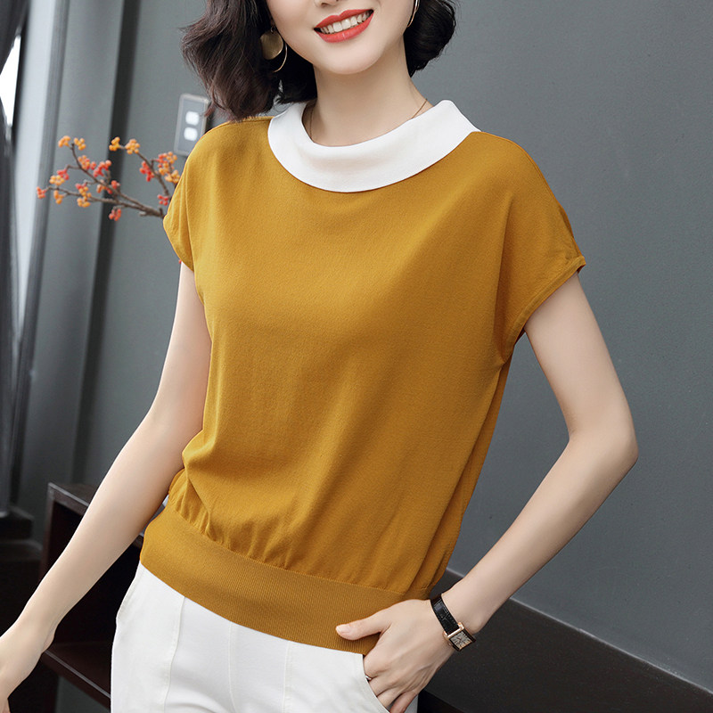 2020中年夏装新款翻领套头短袖t恤 inspot印点服饰T恤