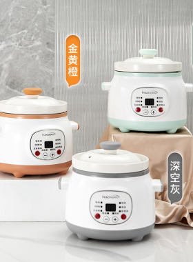 多功能陶瓷内胆电炖锅可预约保温