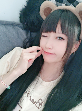 小熊耳朵毛绒发箍日韩可爱少女