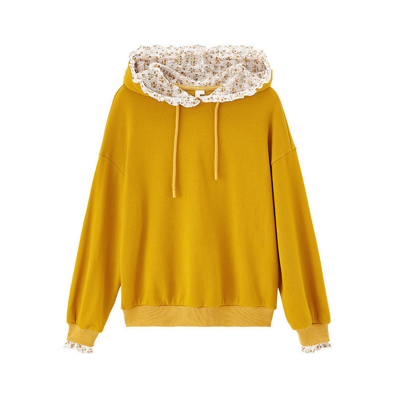 茵曼旗舰店日系戴帽连帽2020年卫衣 茵曼翰飞卫衣/绒衫