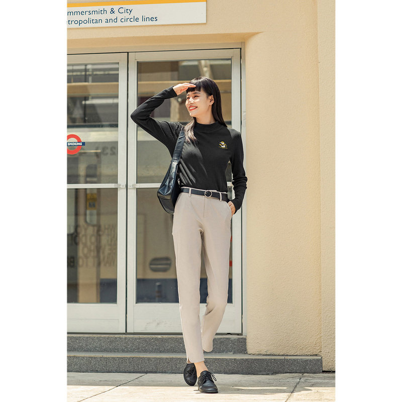 茵曼旗舰店2020春秋装新款女休闲裤 茵曼翰飞休闲裤