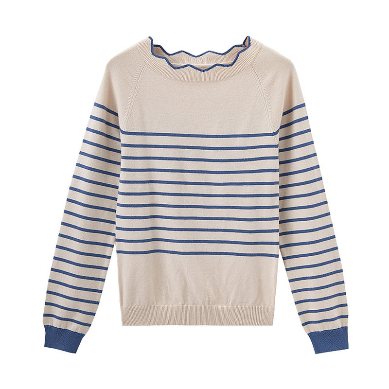 茵曼旗舰店女士官方短款洋气毛衣 茵曼翰飞毛衣