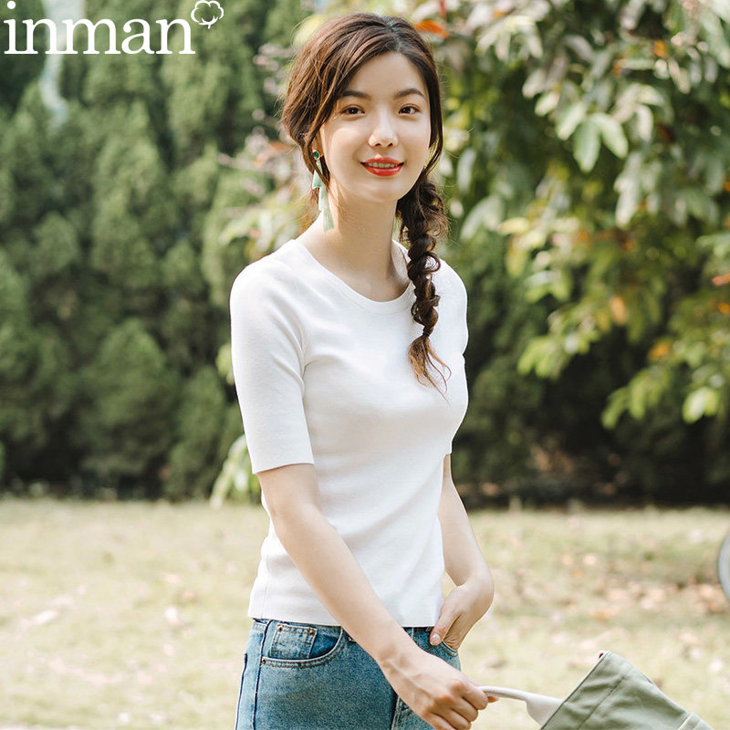  茵曼翰飞毛针织衫