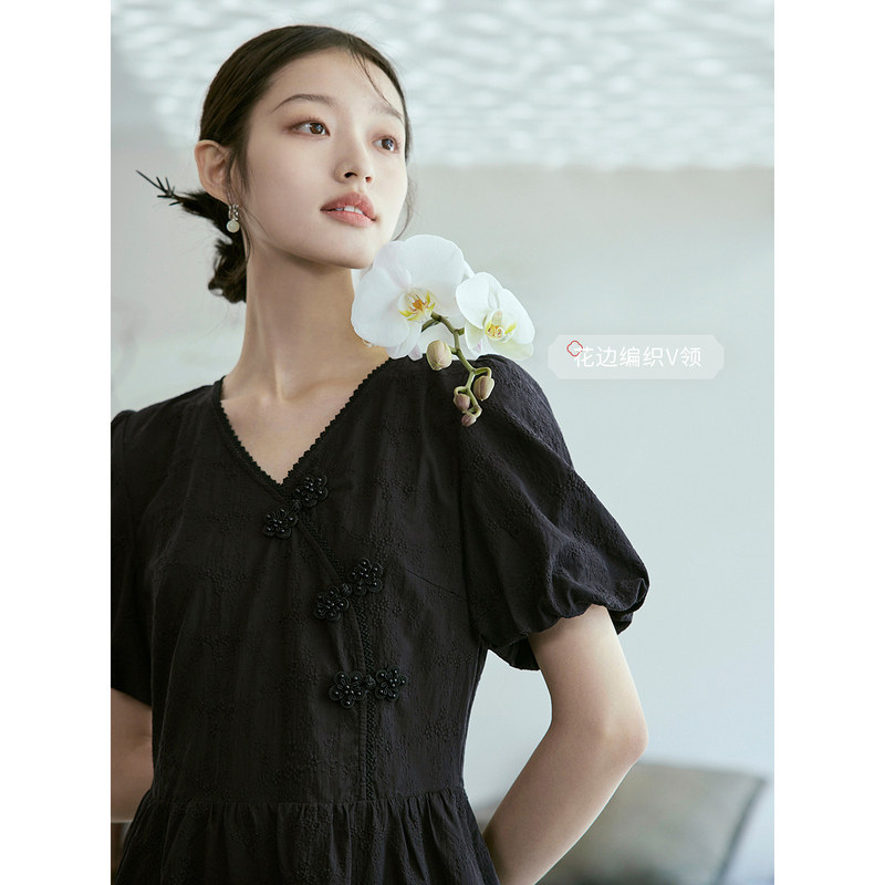  茵曼翰飞连衣裙