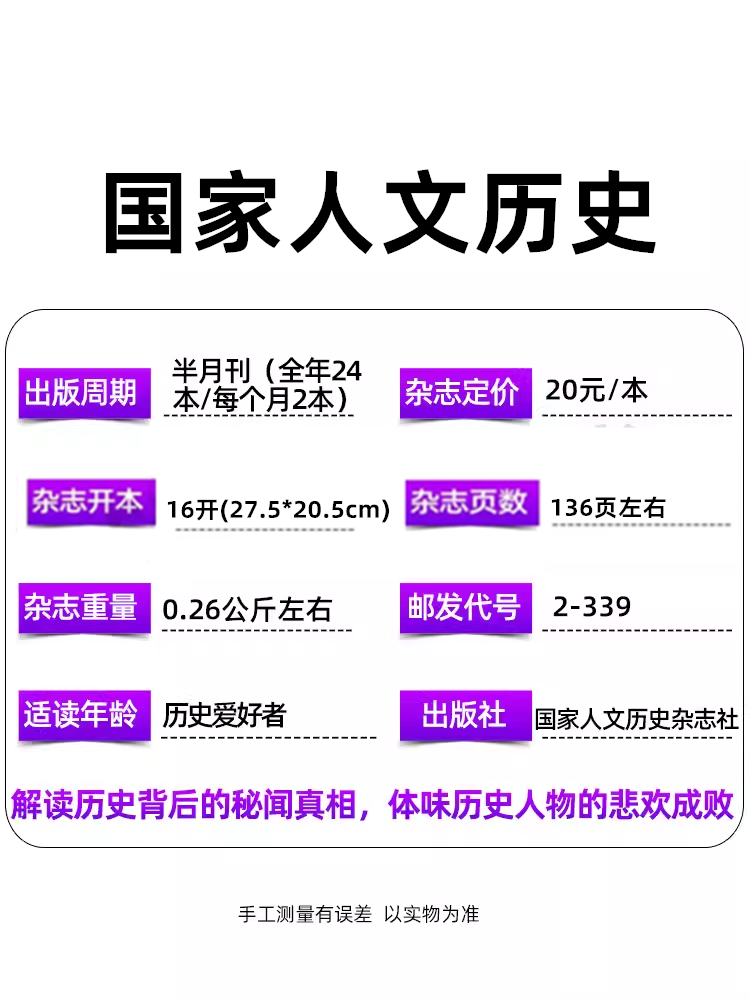 【现货2024年第1-11期】  国家人文历史杂志2024年第11期 漫步中轴线 /2023年/2022-2021-2019年人文历史地理时事政论文学期刊 - 图2