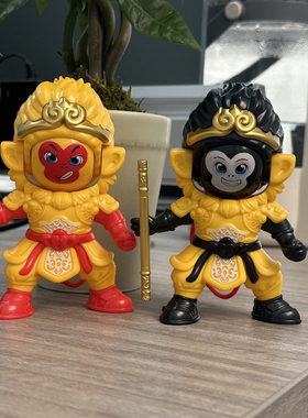 孙悟空变脸潮玩手办大战神黑悟空传说周边床头柜摆件西游记小礼物