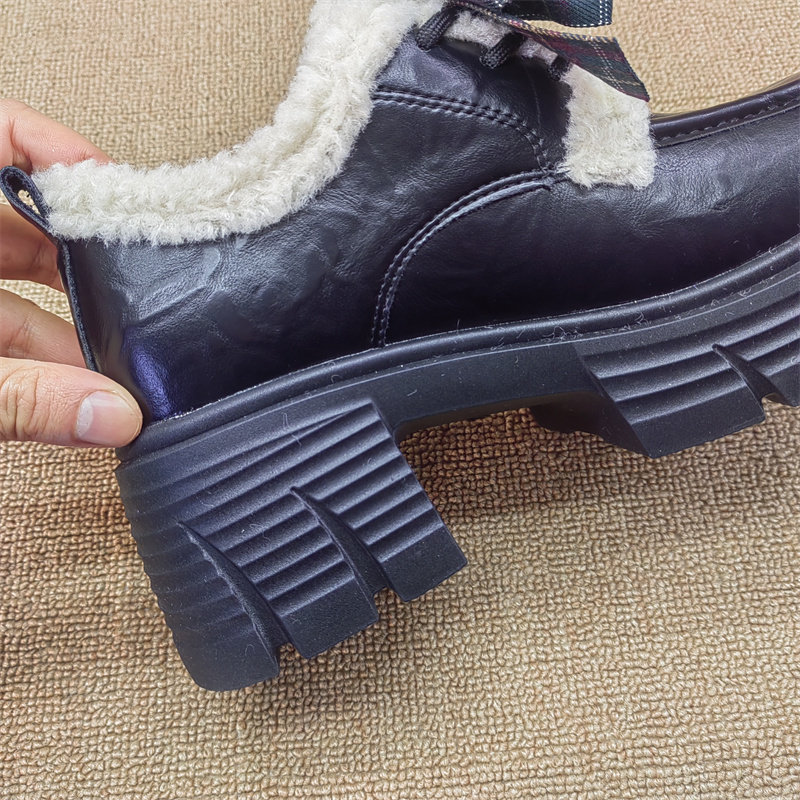 2025英伦风深口单鞋女蝴蝶结系带高粗跟乐福鞋复古舒适秀气女鞋,淘宝优惠券,粉丝福利购,淘宝优惠卷