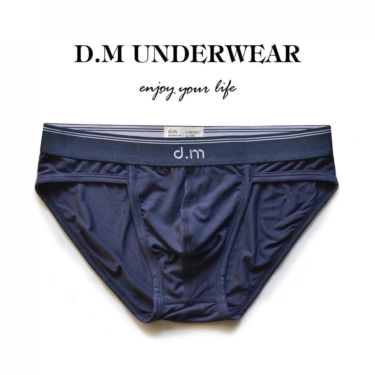 D.M男内裤低腰高叉三角裤性感纯色莫代尔柔软潮运动青年学生吸汗,淘宝优惠券,粉丝福利购,淘宝优惠卷