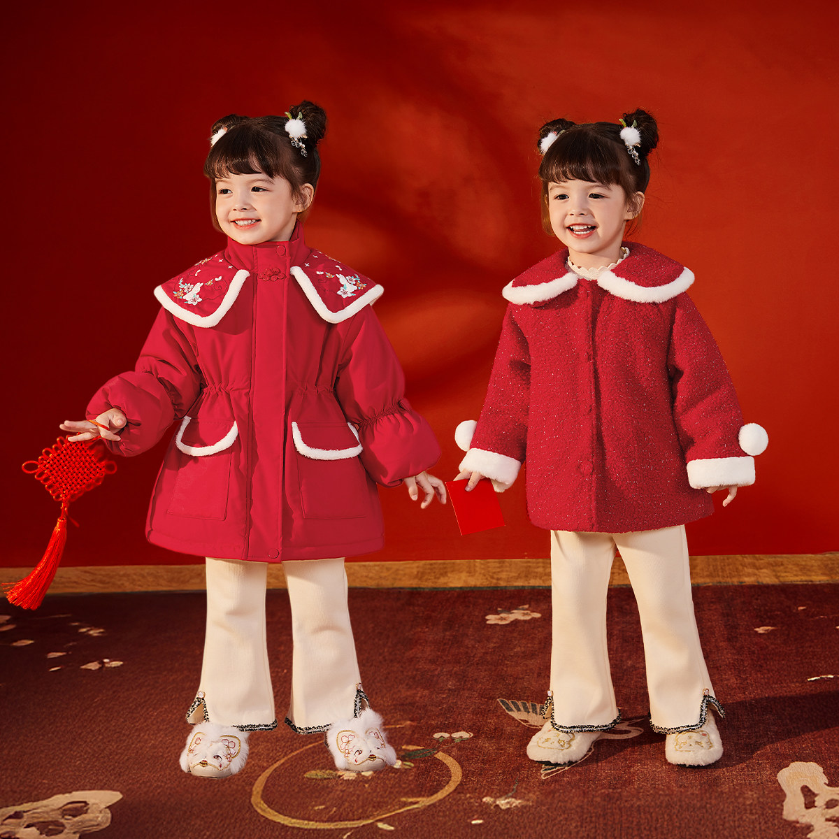 【外套合集】女童新年冬装宝宝过年男童红色加厚童装冬季儿童衣服,淘宝优惠券,粉丝福利购,淘宝优惠卷