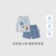 7A antibacterial boys suit summer 2026 new baby cute vest shorts thin summer clothes ເຄື່ອງນຸ່ງເດັກນ້ອຍຜູ້ຊາຍ