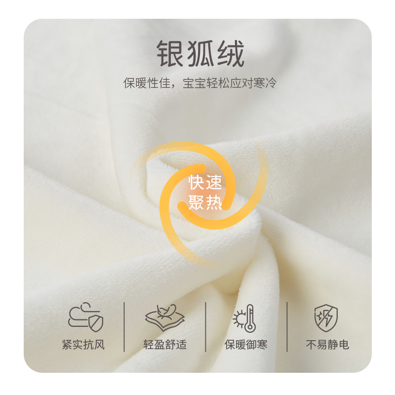 宝宝哈衣秋冬3男新生衣服幼儿冬季小男孩冬装6个月婴儿加绒连体衣 - 图1