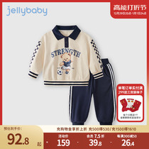 Baby Sweatshirt Two Sets Spring 6 Little Boy Sports Clothes Spring Autumn Trendy 3 Year Old Children Suit Boy Spring Clothing