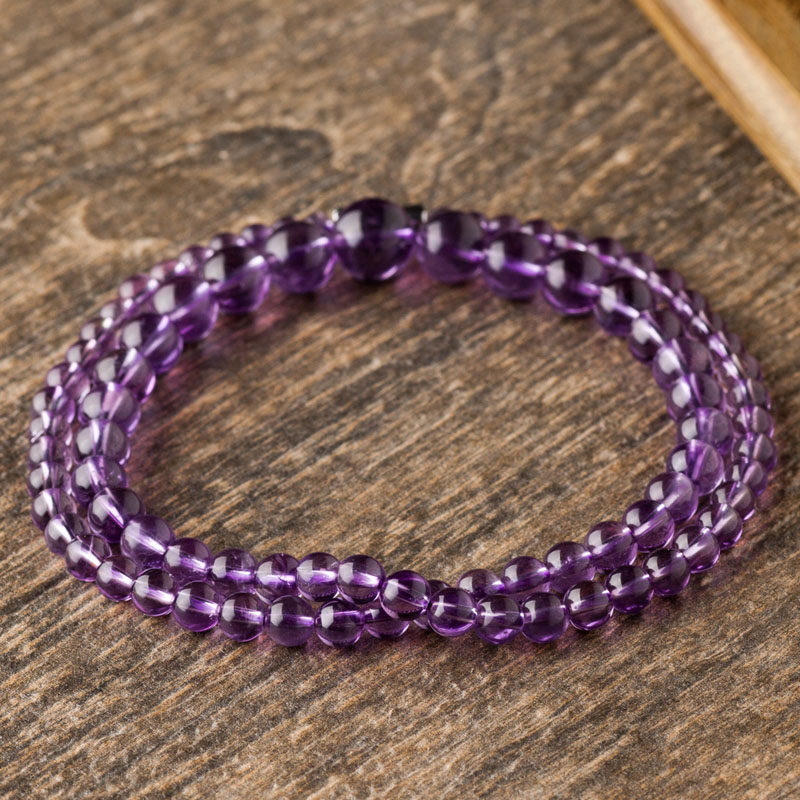 紫水晶塔链紫晶女士水晶首饰项链 富美达项链