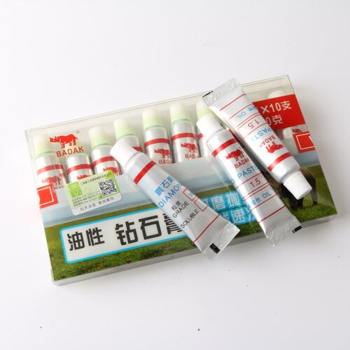 BADAK牌红牛钻石膏油性研磨膏抛光膏金刚石砂膏琥珀蜜蜡玉石镜面 - 图1